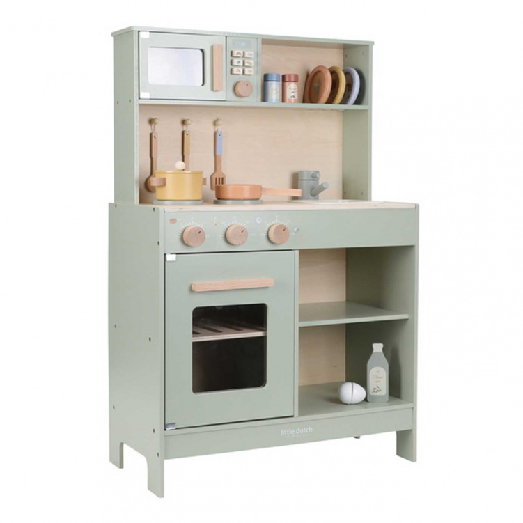 Little Dutch Leksakskök Grön i gruppen Leksaker / Lilla hemmet & rollekar / Det lilla köket hos Bonti (LD2500)