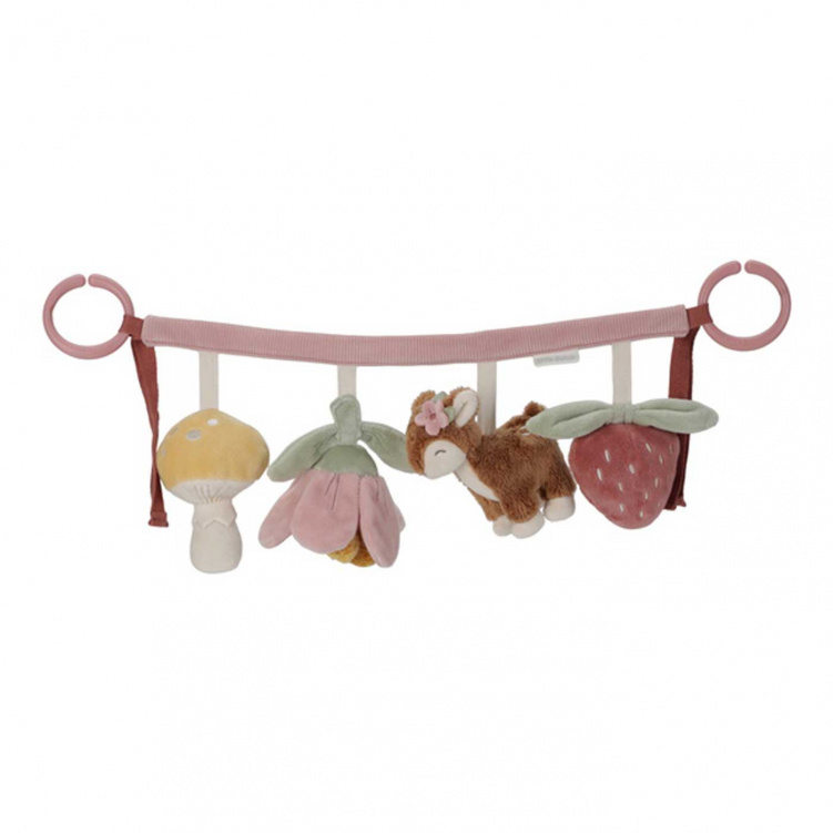 Little Dutch Barnvagnshänge Rosa Fairy Garden i gruppen Leksaker / Babyleksaker / Aktivitetsleksaker hos Bonti (LD9011)