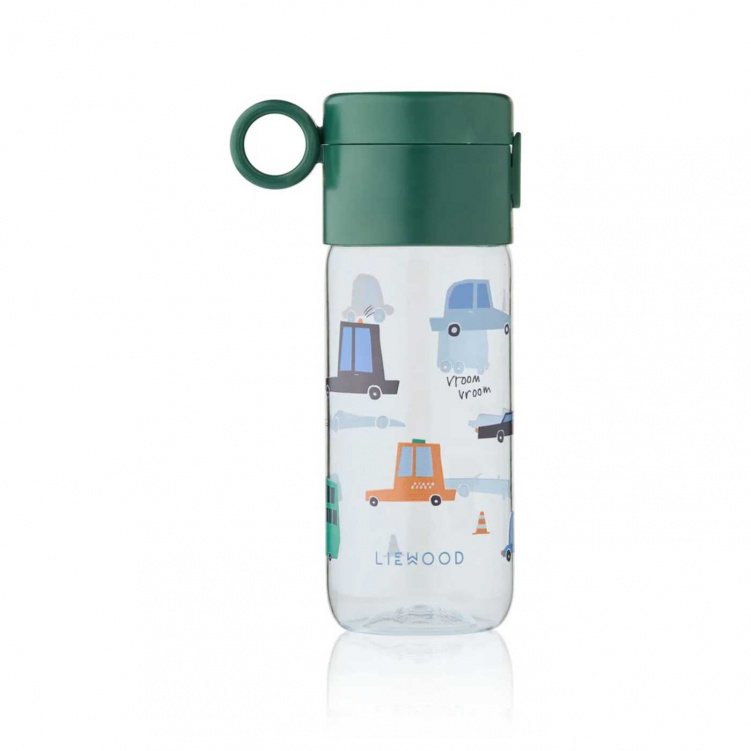 Liewood Clemence Vattenflaska 350 ml Cars/Sandy i gruppen Babytillbehör / Äta och mata / Muggar, flaskor och glas hos Bonti (LIEWLW20622-2780)