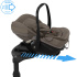 Maxi-Cosi Pebble Slide Pro Oak Truffle i gruppen Bilbarnstolar / Babyskydd hos Bonti (MACO8442099110)