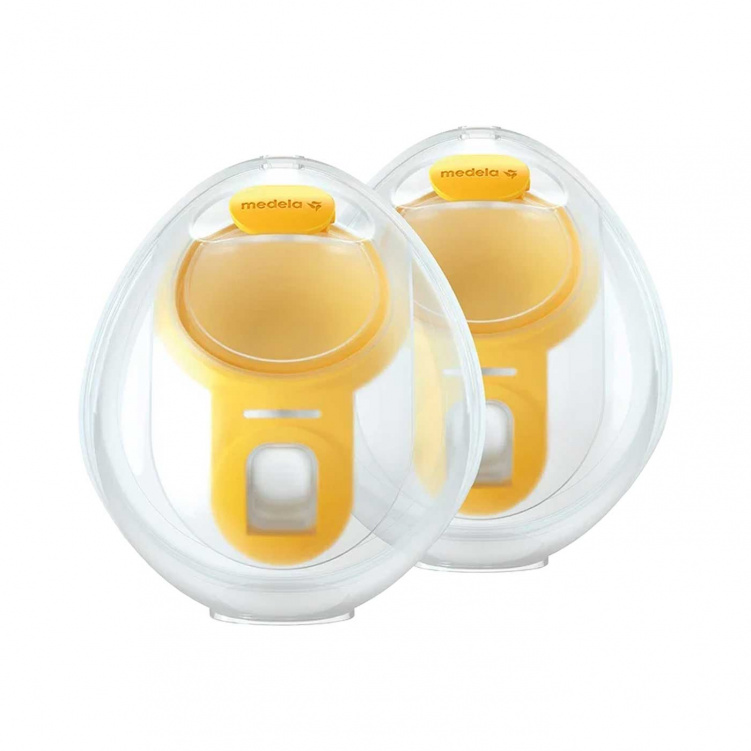 Medela Hands-free Uppsamlingsbehållare 2-pack i gruppen Mamma / Amning / Bröstpumpar hos Bonti (MEDE101045825)