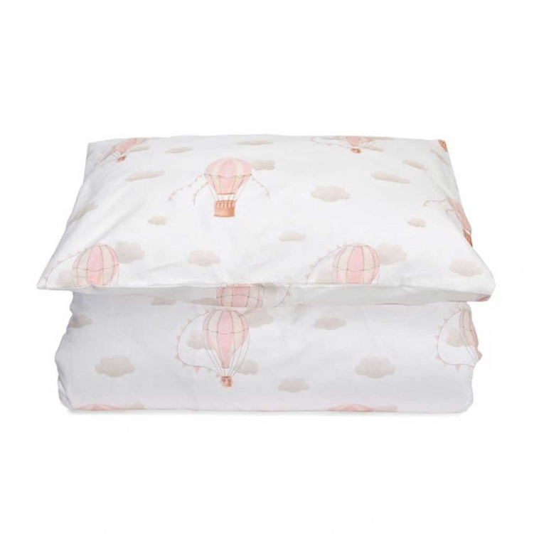 Mini Dreams Påslakanset Vagn/vagga Vintage Balloon Rosa i gruppen Babytillbehör / Sova / Bäddset hos Bonti (MIDR3607503)
