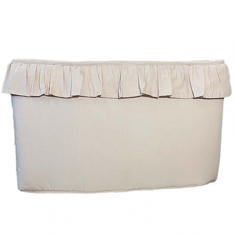 Mini Dreams Spjälskydd Volang Spjälsäng Sand i gruppen Babytillbehör / Sova / Spjälskydd hos Bonti (MIDR96053932)