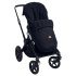 Najell Åkpåse Matte Black Quiltad i gruppen Barnvagnar / Barnvagnstillbehör / Åkpåsar hos Bonti (NAJEN00800404)