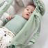 Najell Babynest SleepCarrier V5 Agave Green i gruppen Barnvagnar / Barnvagnstillbehör / Mjukliftar hos Bonti (NAJEN32610801)