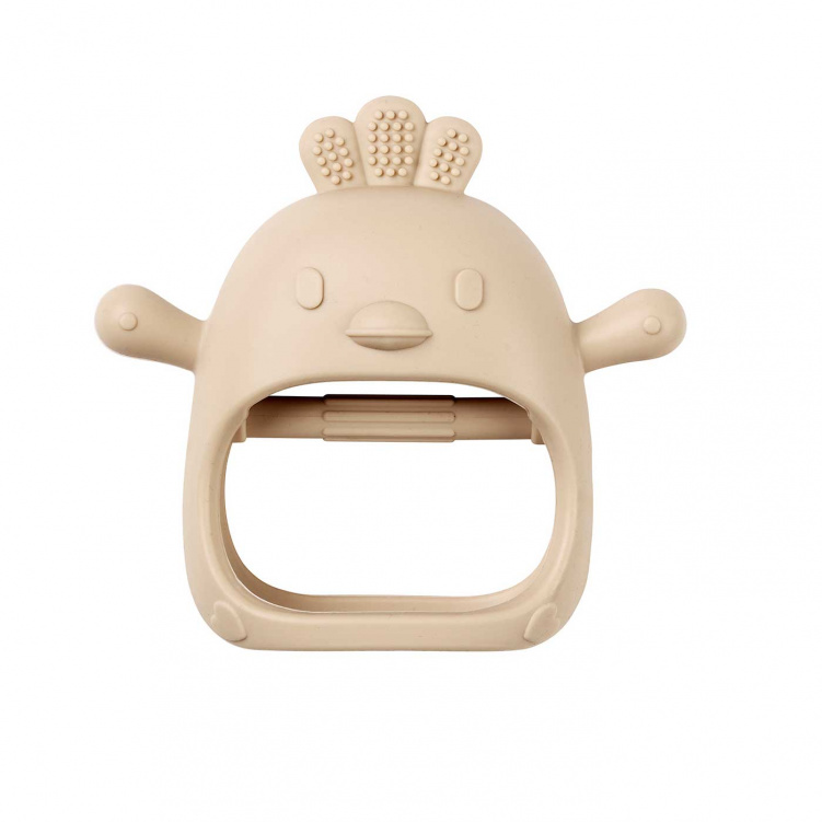 Nattou Soft Silicone Bitleksak Handske Clay i gruppen Leksaker / Babyleksaker / Bitleksaker hos Bonti (NATT41047-3)