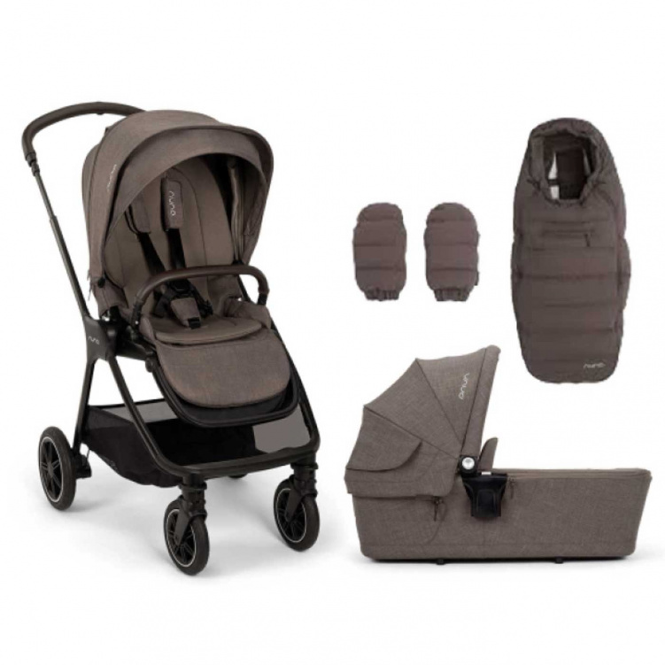Nuna Triv LX Duovagn Chestnut i gruppen Barnvagnar / Varumärken / Nuna hos Bonti (NUNASTC21300CHEGL)