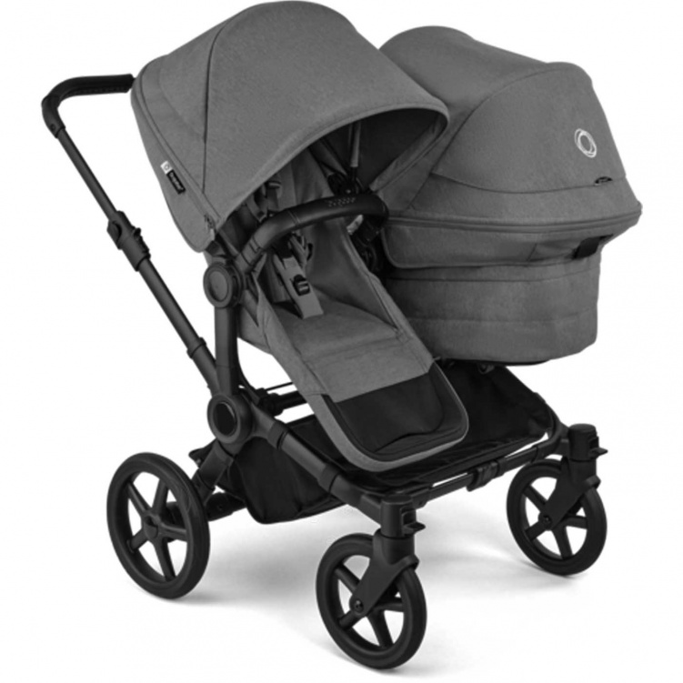 Bugaboo Donkey 6 Syskonvagn Moon Grey i gruppen Barnvagnar / Varumärken / Bugaboo hos Bonti (PKT-BGBDonkey64)