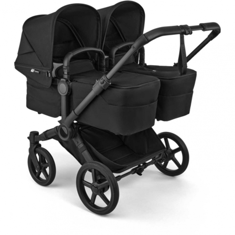 Bugaboo Donkey 6 Tvillingvagn Heritage Black i gruppen Barnvagnar / Varumärken / Bugaboo / Bugaboo Donkey 6 hos Bonti (PKT-BGBDonkey68)