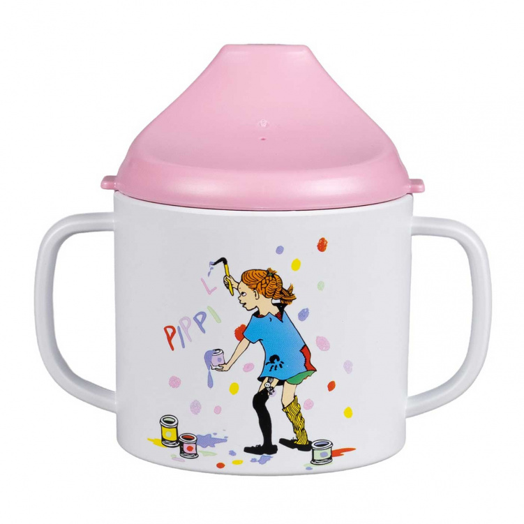 Pippi Födelsedag Pipmugg i gruppen Babytillbehör / Äta och mata / Muggar, flaskor och glas hos Bonti (RAST5505)