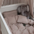 Sebra Påslakanset Spjälsäng Seabreeze Beige i gruppen Babytillbehör / Sova / Bäddset hos Bonti (SEBR101430027)