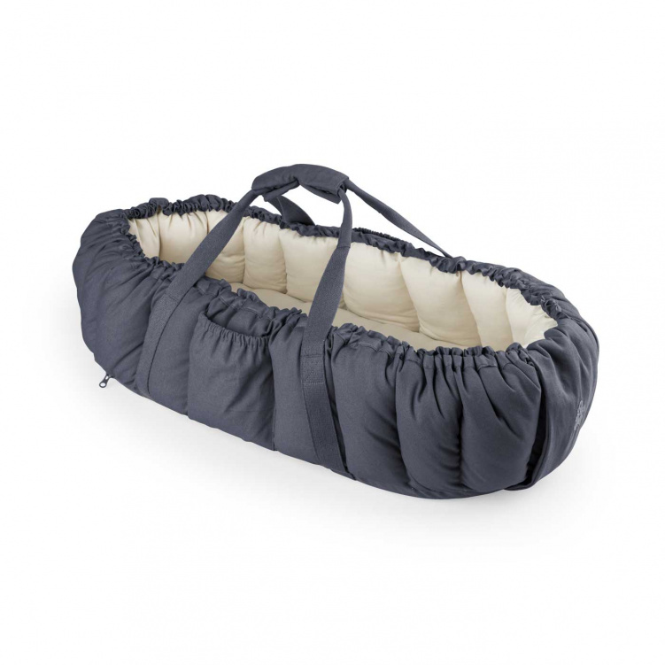 Sebra 3 i 1 Babynest Blue i gruppen Barnvagnar / Barnvagnstillbehör / Mjukliftar hos Bonti (SEBR101630007)