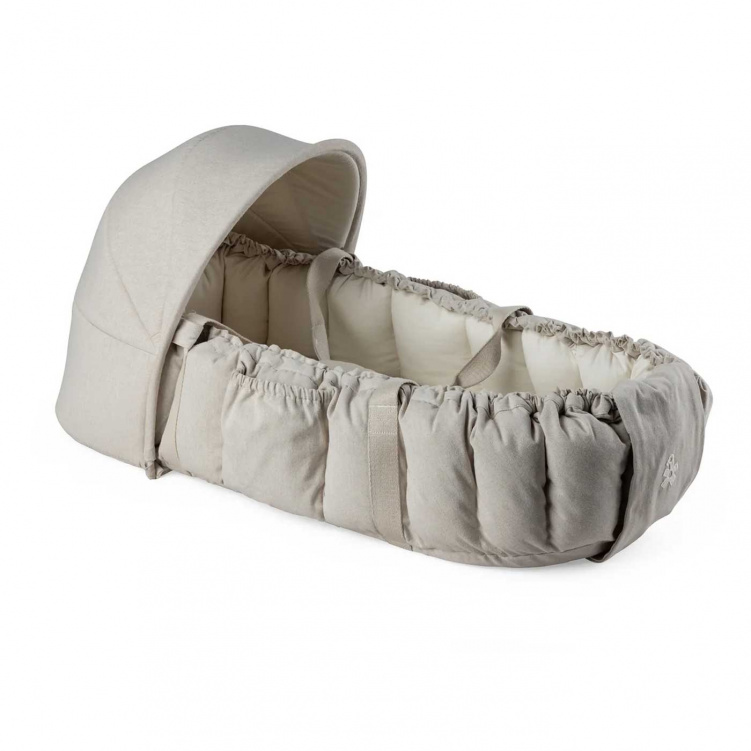 Sebra 3 i 1 Babynest med sufflett Morning Beige Melange i gruppen Barnvagnar / Barnvagnstillbehör / Mjukliftar hos Bonti (SEBR101630008)