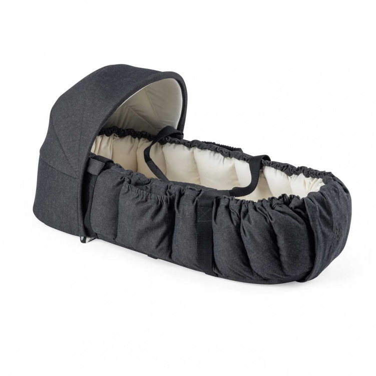 Sebra 3 i 1 Babynest med sufflett Dark Grey Melange i gruppen Barnvagnar / Barnvagnstillbehör / Mjukliftar hos Bonti (SEBR101630009)