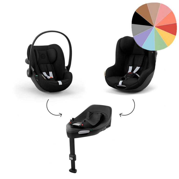 Cybex Cloud G3 + Sirona G3 + Base G3 i gruppen Bilbarnstolar / Varumärken / Cybex hos Bonti (SET-CYBCLDSRGBS3)