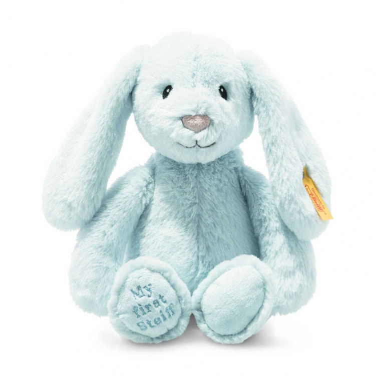 Steiff My First Steiff Hoppie Kanin Blå i gruppen Leksaker / Gosedjur och snuttefiltar / Gosedjur hos Bonti (STEISF_242335)