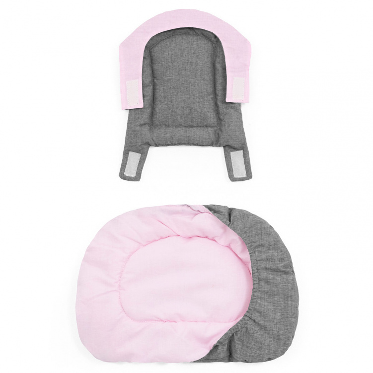 Stokke Nomi Dyna Grey Pink i gruppen Babytillbehör / Äta och mata / Matstolar och tillbehör hos Bonti (STOK625701)