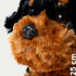 Teddykompaniet Teddy Hund Brun i gruppen Leksaker / Gosedjur och snuttefiltar / Gosedjur hos Bonti (TEKO12801)