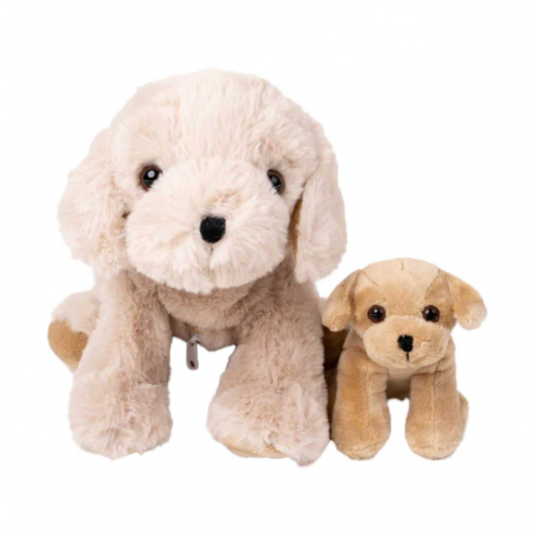 Teddykompaniet Hunden Tess med valp i gruppen Leksaker / Gosedjur och snuttefiltar / Gosedjur hos Bonti (TEKO4241)