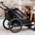 Thule Chariot Sport 2 Multisportvagn Double Natural Gold i gruppen Barnvagnar / Varumärken / Thule / Thule Chariot hos Bonti (THUL10201033)