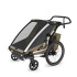 Thule Chariot Cross 2 Multisportvagn Double Khaki i gruppen Barnvagnar / Varumärken / Thule / Thule Chariot hos Bonti (THUL10201037)