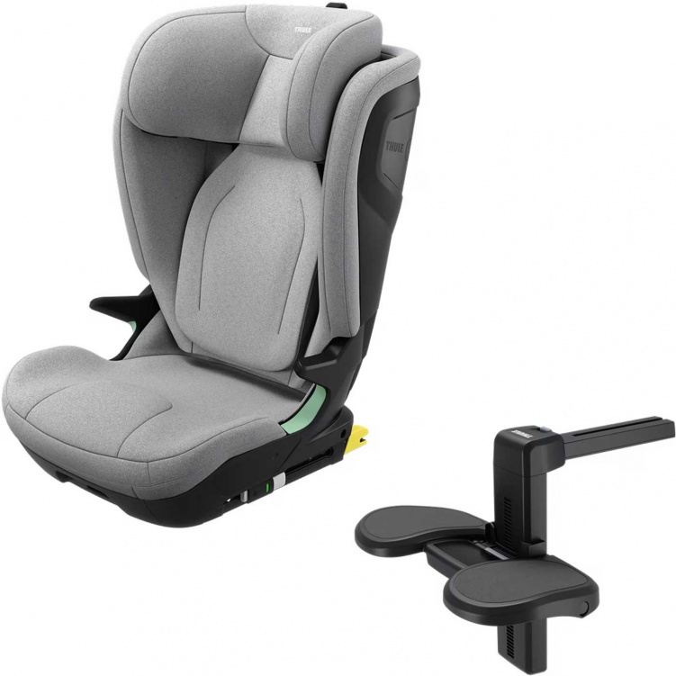 Thule Palm Bältesstol + Fotstöd Grå i gruppen Bilbarnstolar / Varumärken / Thule hos Bonti (THUL99000114)