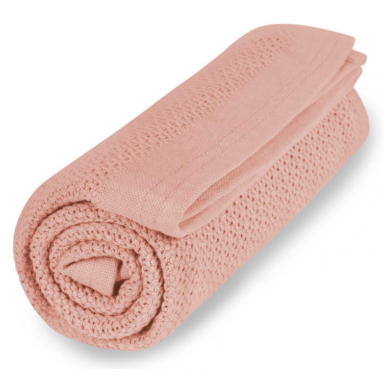 Vinter & Bloom Soft Grid Eko Gallerfilt Cloud Pink i gruppen Babytillbehör / Sova / Bädda för sommartider hos Bonti (VIBL40002-23)