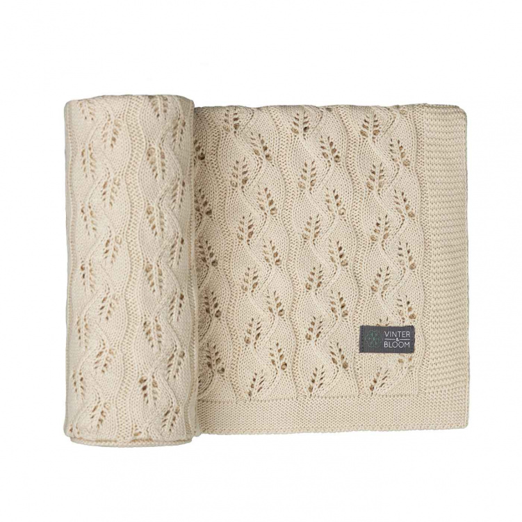 Vinter & Bloom Filt Moment EKO Linen Beige i gruppen Babytillbehör hos Bonti (VIBL40046-4)