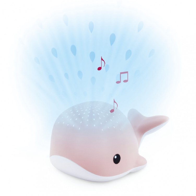 Zazu Projektor Wally the Whale Rosa i gruppen Presenttips / Presenttips 3 år hos Bonti (ZAZUZA-WALLY-03)