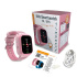 Zazu Smart Watch 4G Rosa i gruppen Barnsäkerhet / Rörelselarm hos Bonti (ZAZUZA-WATCH-02)